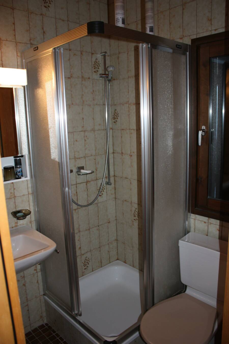 chalet rental bathroom shower