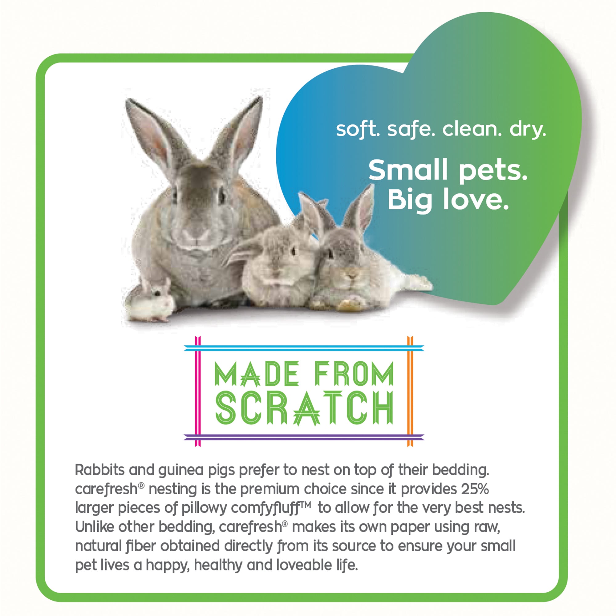 ["fillerId", "https://cdn.shopify.com/s/files/1/0037/0268/5745/files/nesting_made-from-scratch.jpg?22456", "carefresh nesting small pet bedding natural made from scratch"]